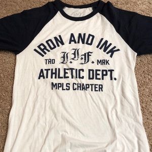 Iron and Ink 3/4 sleeve shirt